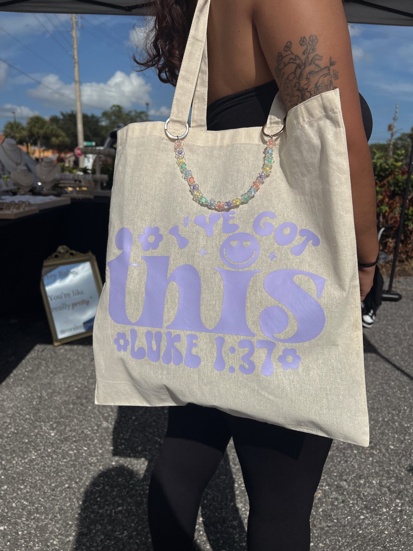 Luke 1:37 Tote Bag