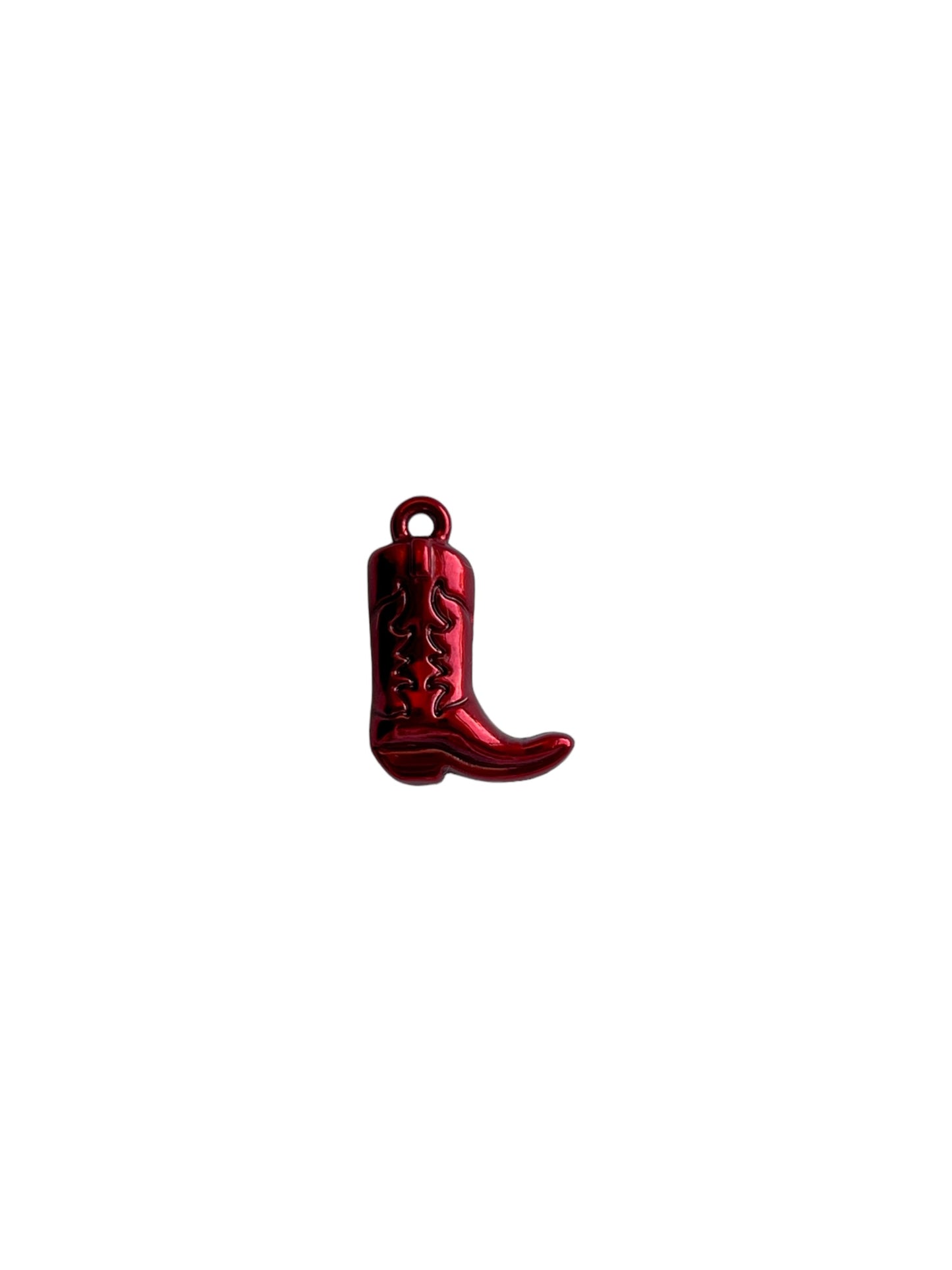 Cowboy Boot Red Charm