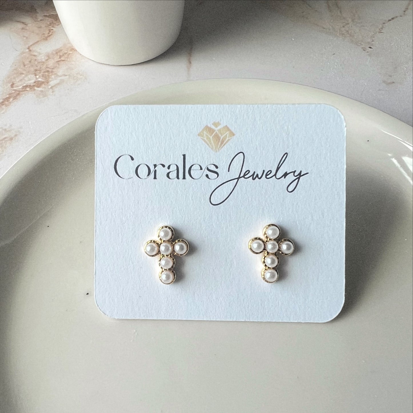 Crux Pearl Earrings